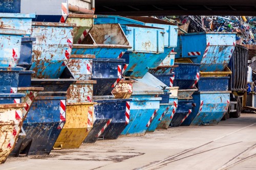 Professional team handling office clearance in Wimbledon