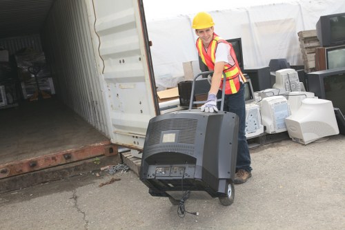 Builders skip handling construction waste